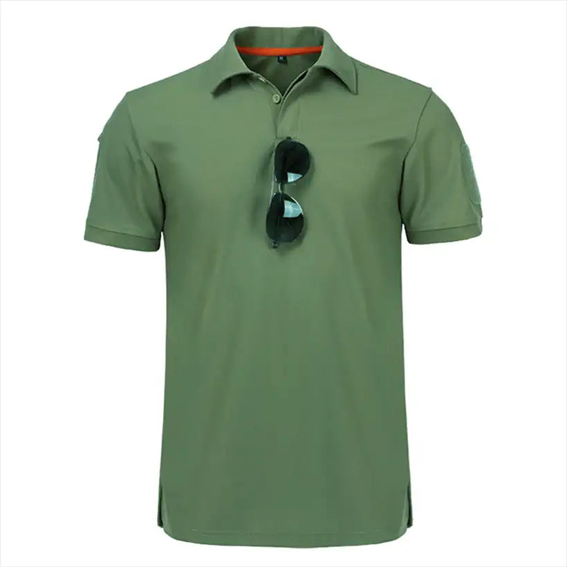 Men's Quick Dry Outdoor Tactical Polo T-Shirts @chichicmart