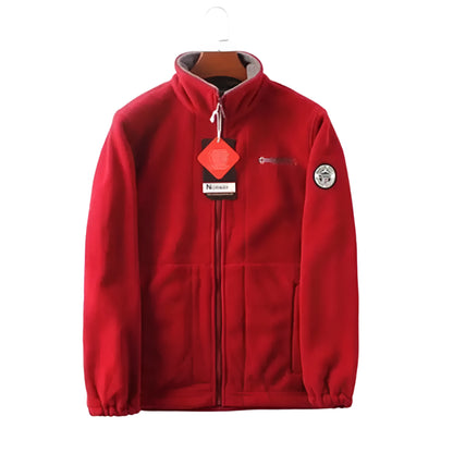 Men's Thick Velvet Windbreaker Jacket @chichicmart
