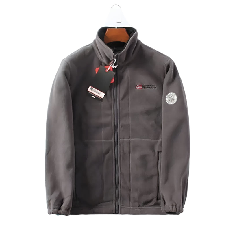 Men's Thick Velvet Windbreaker Jacket @chichicmart