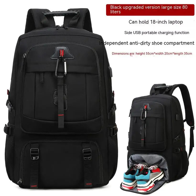 Outdoor Backpack with USB Port for Men @chichicmart