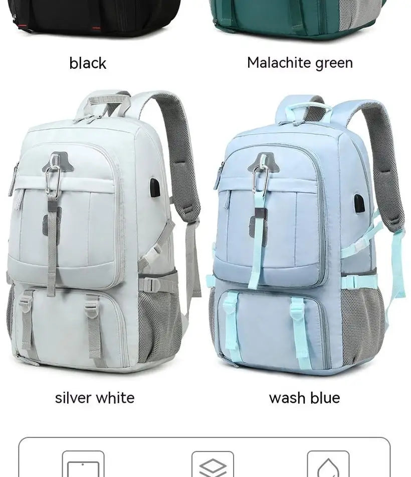 Outdoor Backpack with USB Port for Men @chichicmart