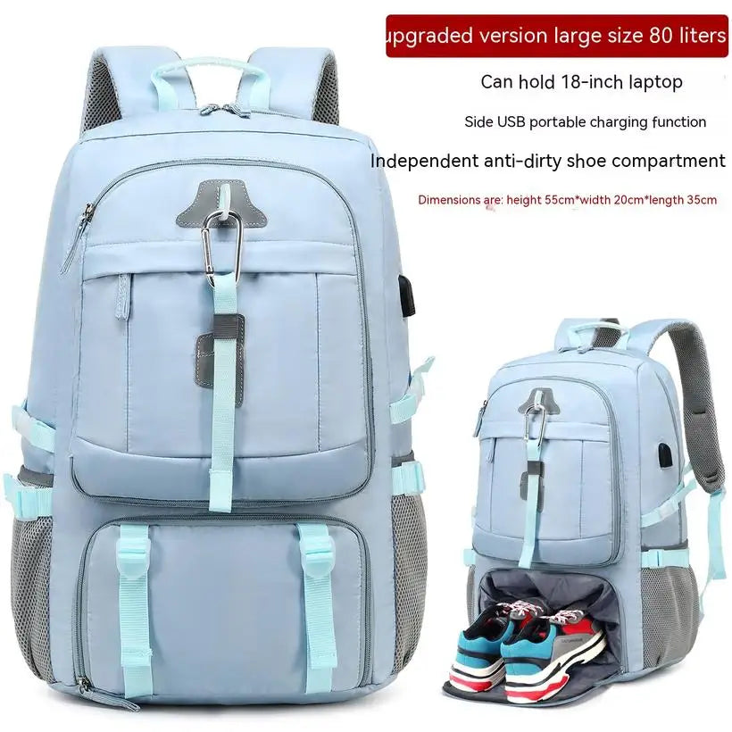 Outdoor Backpack with USB Port for Men @chichicmart