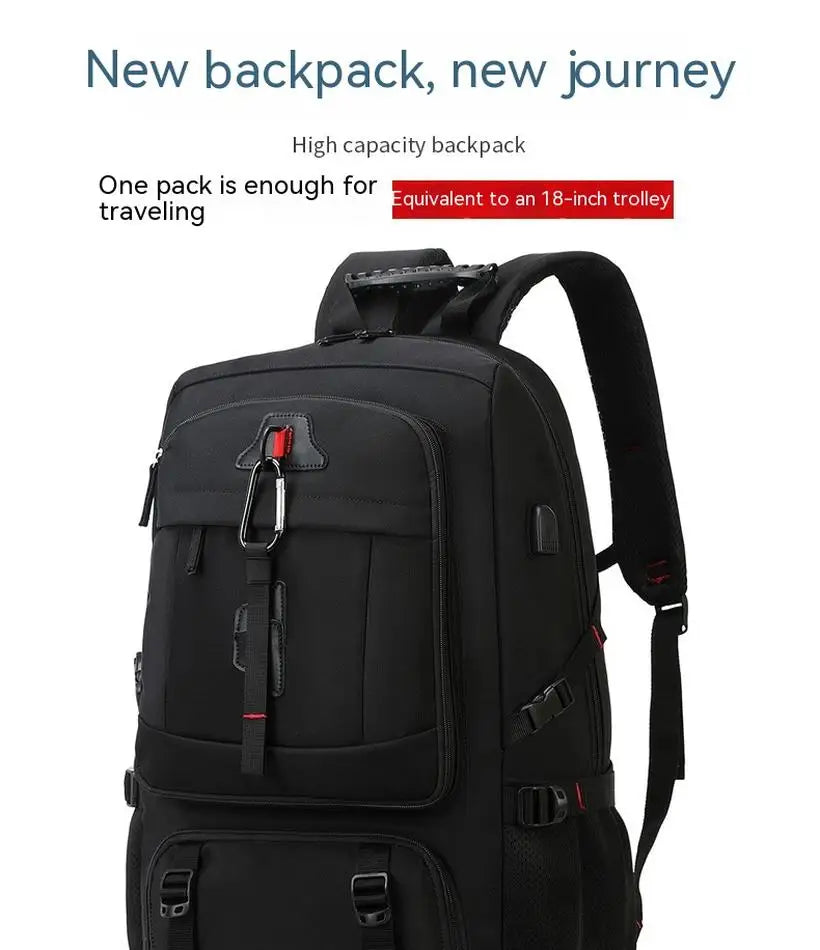 Outdoor Backpack with USB Port for Men @chichicmart