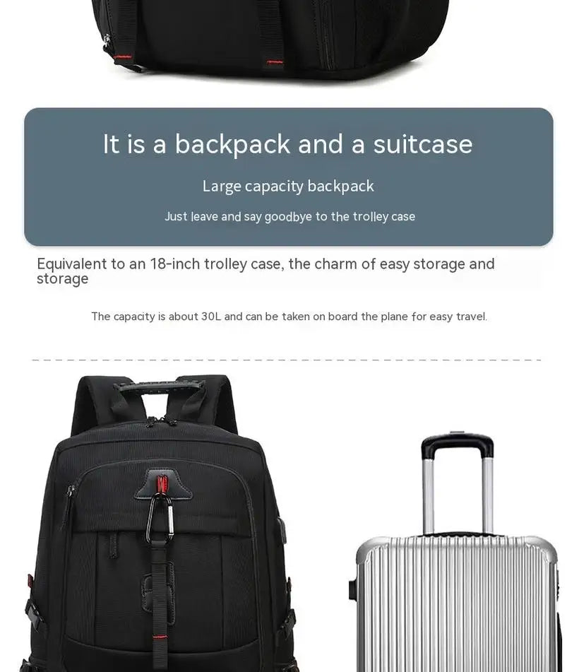 Outdoor Backpack with USB Port for Men @chichicmart