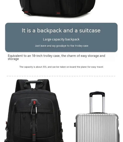 Outdoor Backpack with USB Port for Men @chichicmart