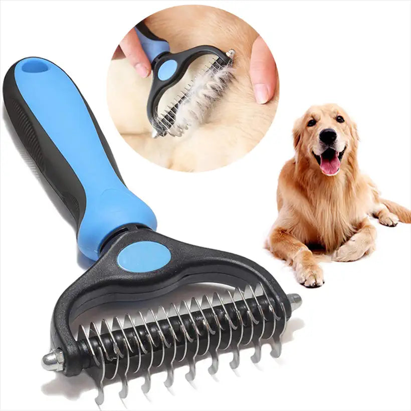 Professional Pet Deshedding Brush @chichicmart