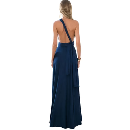 Red Wrap Bandage Long Party Gown @chichicmart
