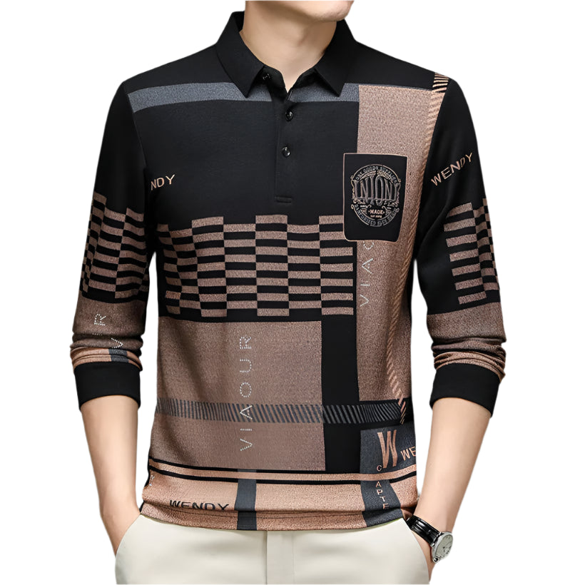 Short Sleeve Turn-down Collar Polo T-Shirt @chichicmart