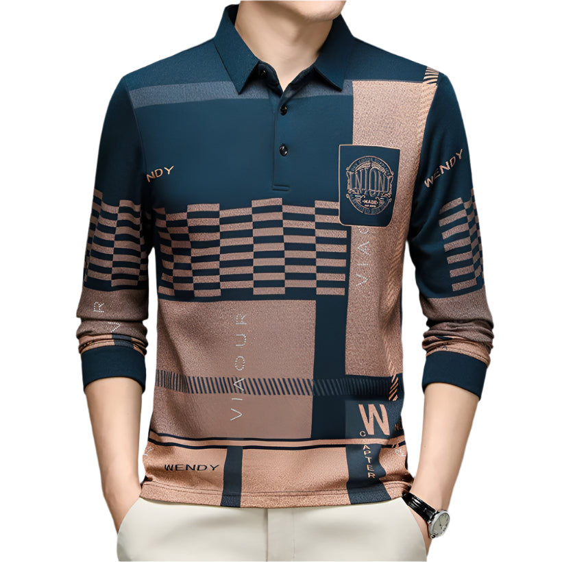 Short Sleeve Turn-down Collar Polo T-Shirt @chichicmart