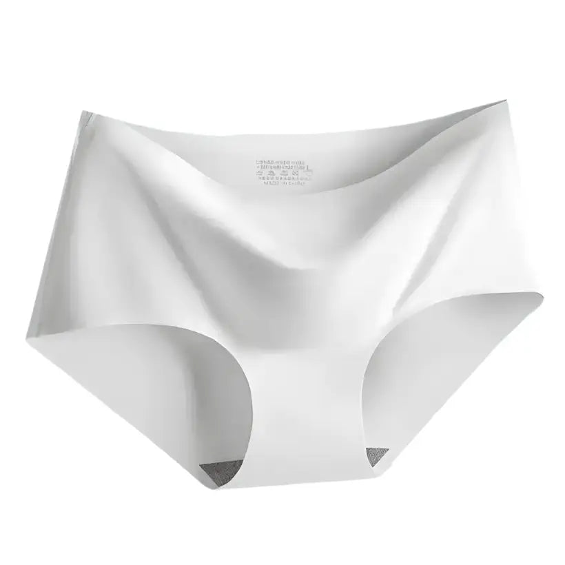 Seamless Ice Silk Panties – Mid-Waist Comfort Briefs @chichicmart