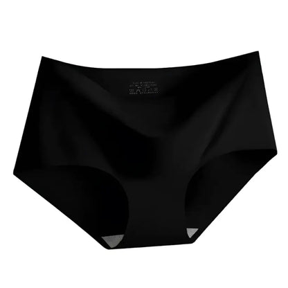Seamless Ice Silk Panties – Mid-Waist Comfort Briefs @chichicmart