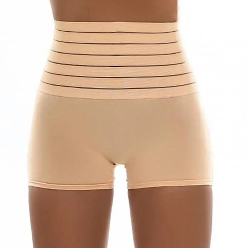 Sheer Striped Tummy Control Butt Lifter @chichicmart