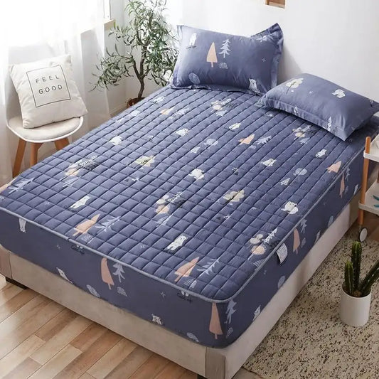 Soft Anti-Bacterial Topper Pad & Fitted Bed Sheet @chichicmart