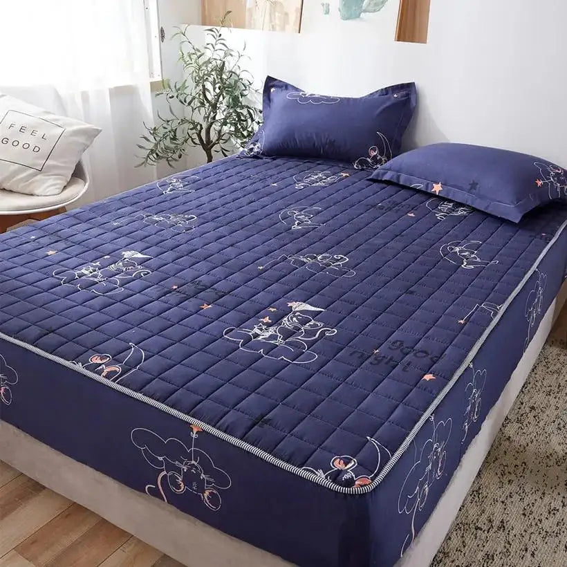 Soft Anti-Bacterial Topper Pad & Fitted Bed Sheet @chichicmart