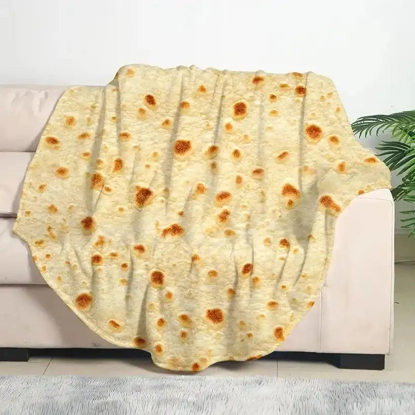 Soft Mexican Tortilla Flannel Blanket @chichicmart