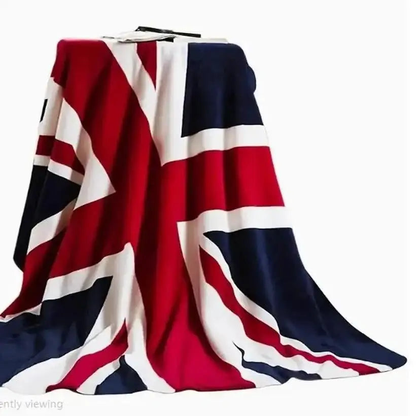 Washable English Style Plush Blanket @chichicmart