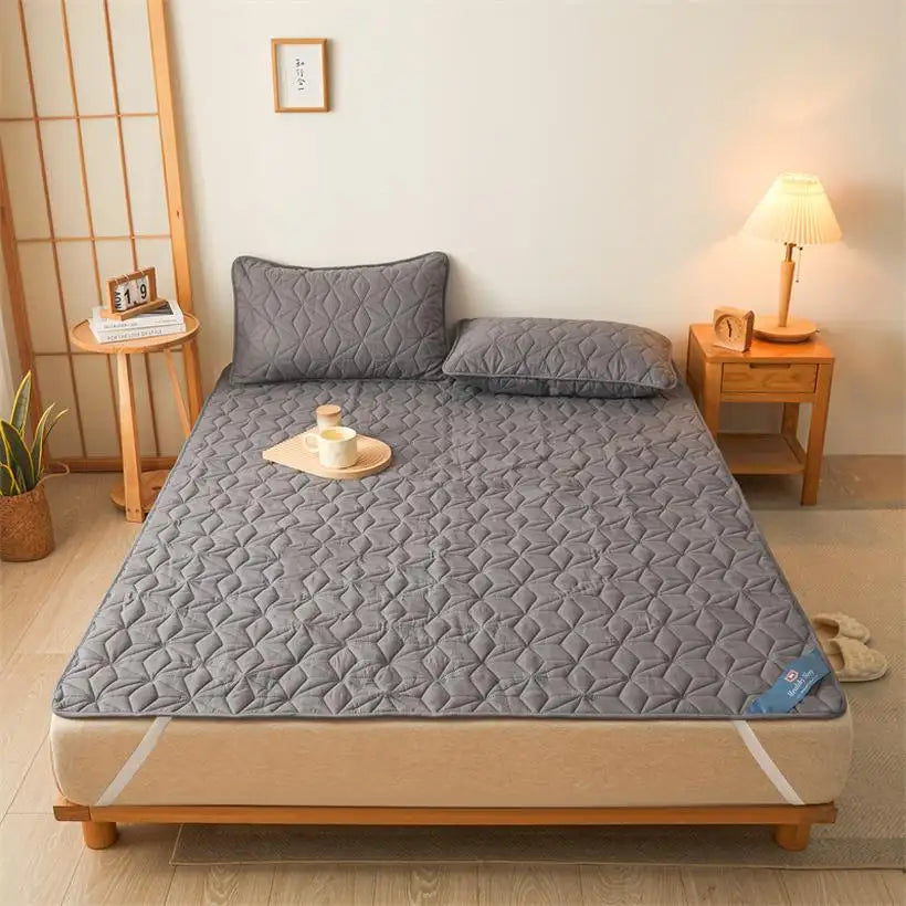 Waterproof Mattress Protector - Elastic Corner Straps @chichicmart