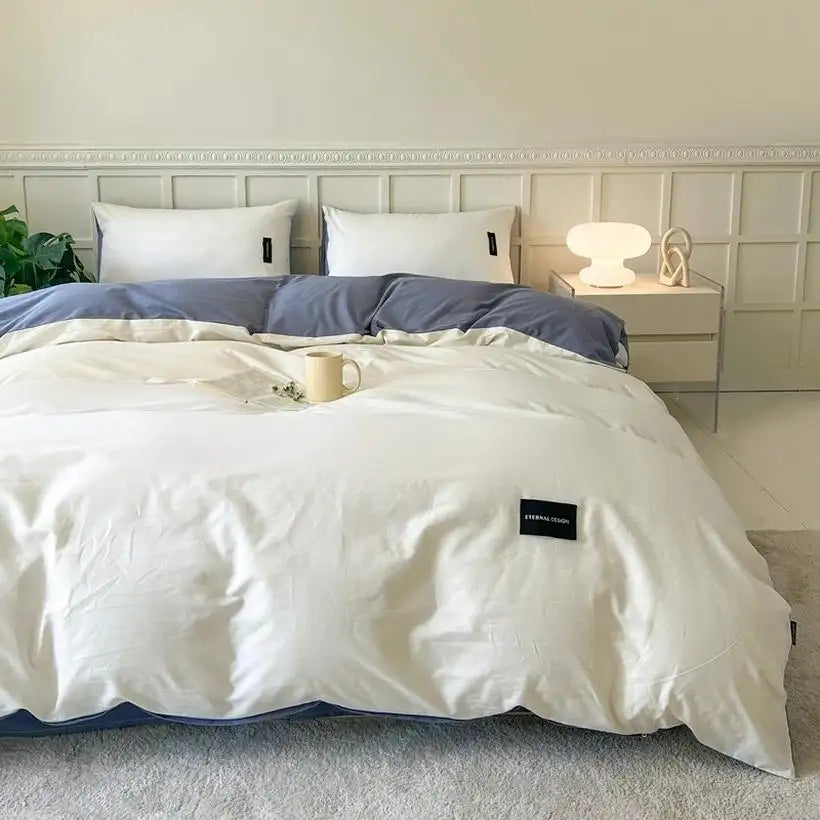 White Luxury Duvet Cover Set @chichicmart