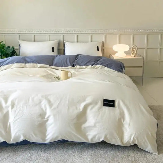 White Luxury Duvet Cover Set @chichicmart