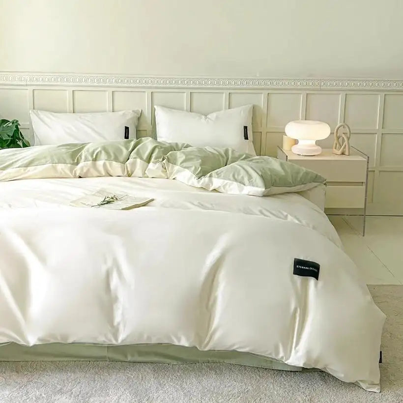 White Luxury Duvet Cover Set @chichicmart