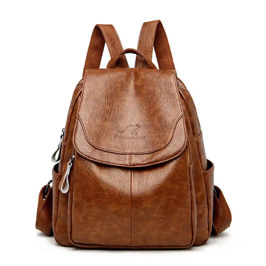 Women Leather Backpacks @chichicmart