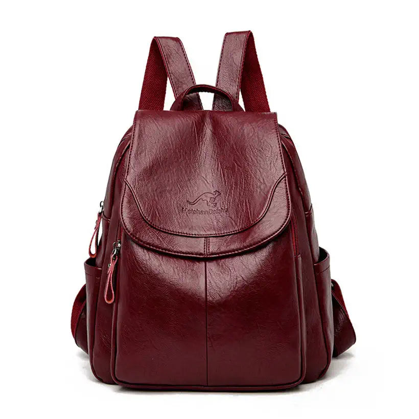 Women Leather Backpacks @chichicmart