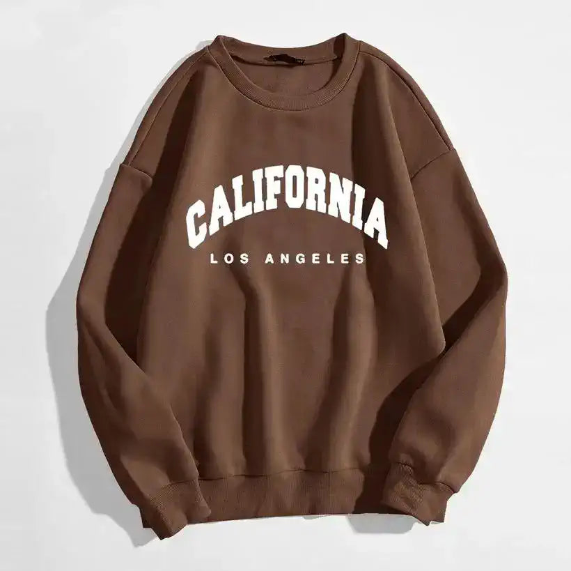 Women's Hoodies Long Sleeve California Print @chichicmart