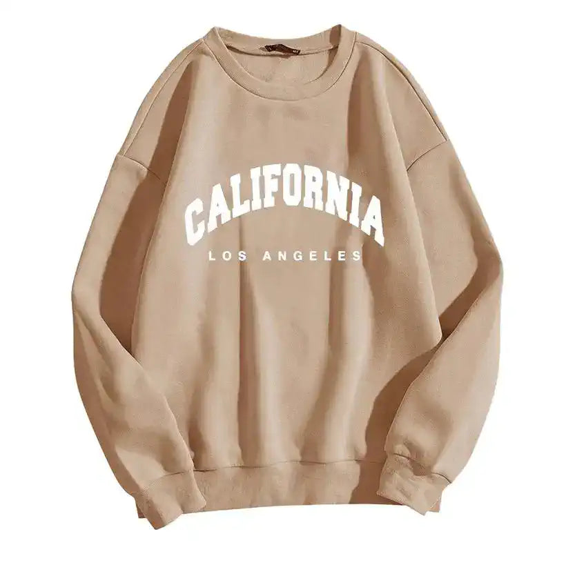 Women's Hoodies Long Sleeve California Print @chichicmart