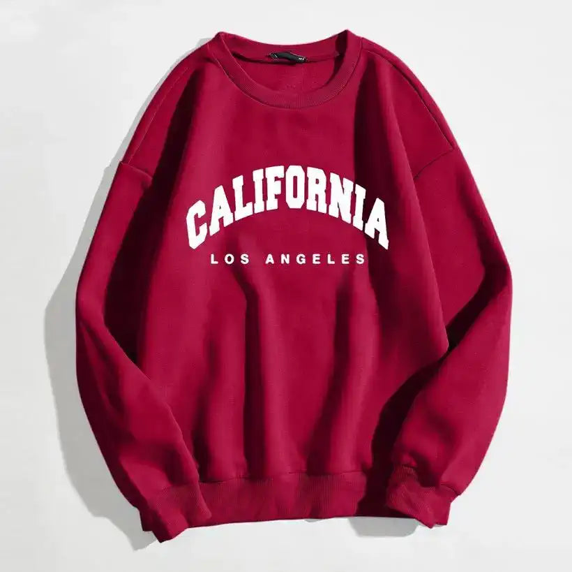 Women's Hoodies Long Sleeve California Print @chichicmart