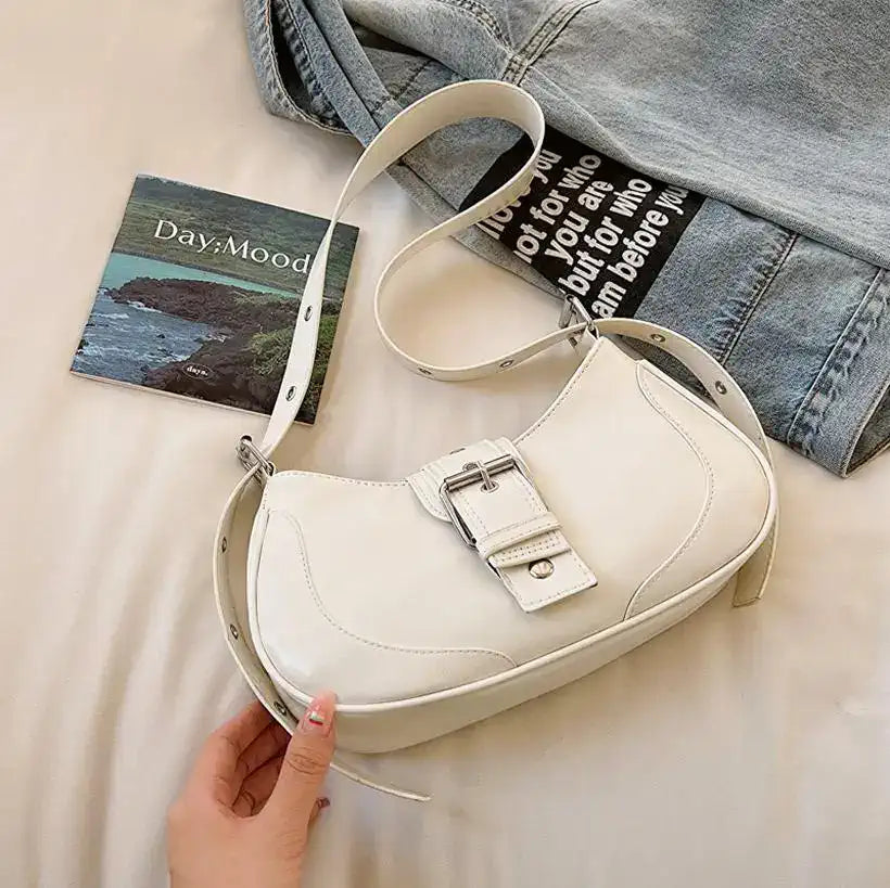 Women's Shoulder Bag, Solid Versatile Handbag @chichicmart