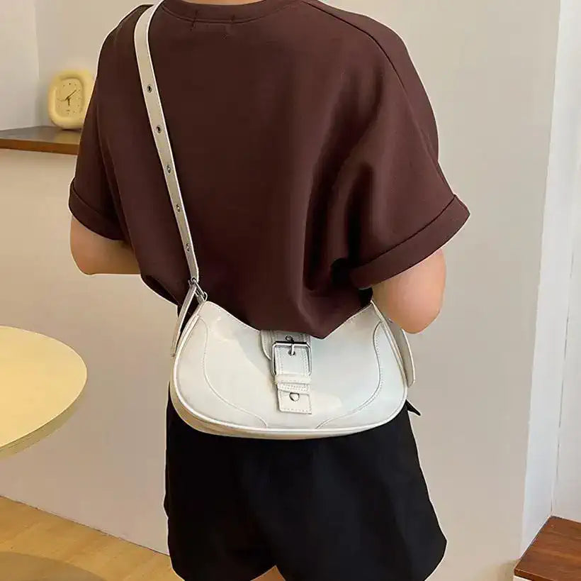 Women's Shoulder Bag, Solid Versatile Handbag @chichicmart