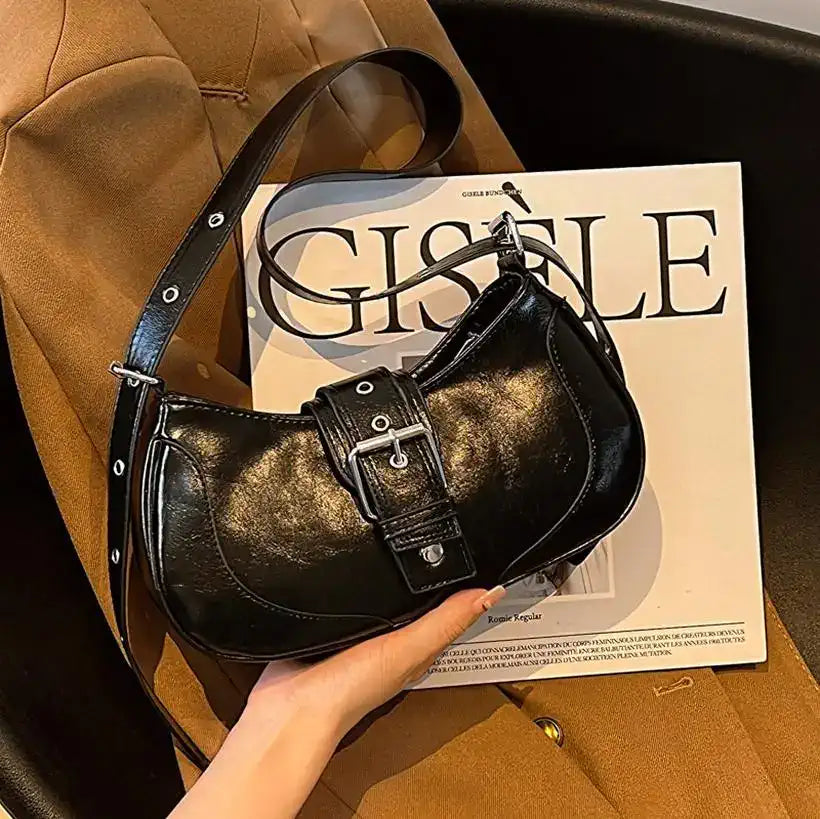Women's Shoulder Bag, Solid Versatile Handbag @chichicmart