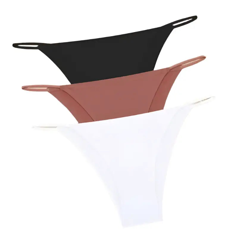 Women’s Seamless Ice Silk Panties – Ultra-Thin Low-Rise Briefs @chichicmart