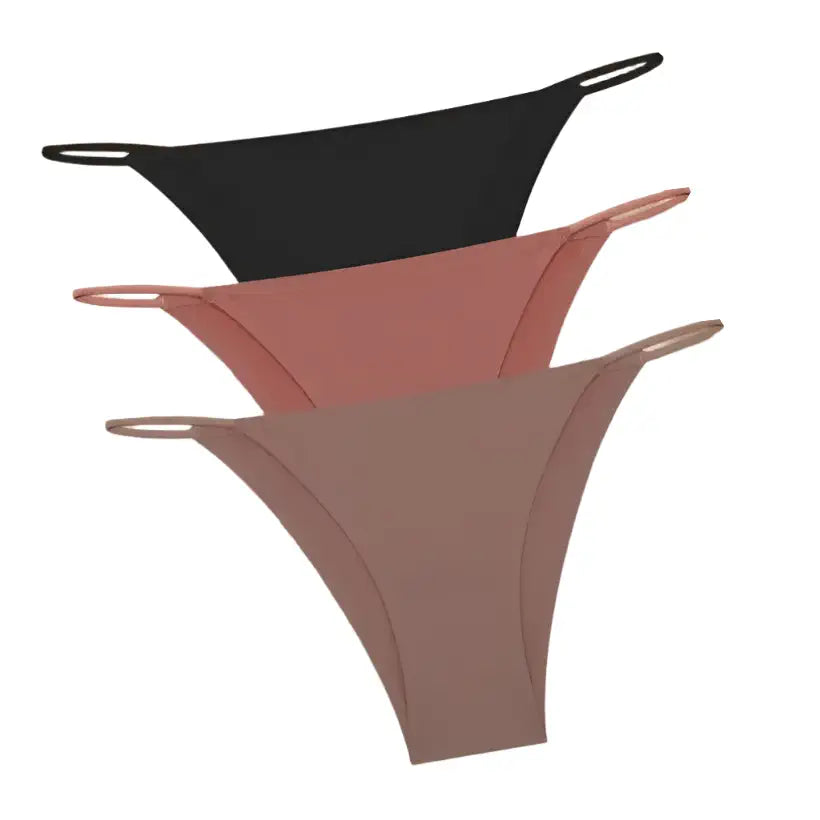 Women’s Seamless Ice Silk Panties – Ultra-Thin Low-Rise Briefs @chichicmart