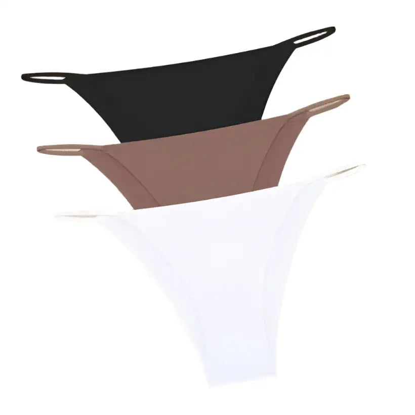 Women’s Seamless Ice Silk Panties – Ultra-Thin Low-Rise Briefs @chichicmart