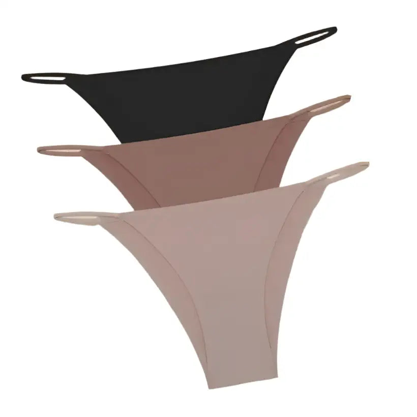 Women’s Seamless Ice Silk Panties – Ultra-Thin Low-Rise Briefs @chichicmart