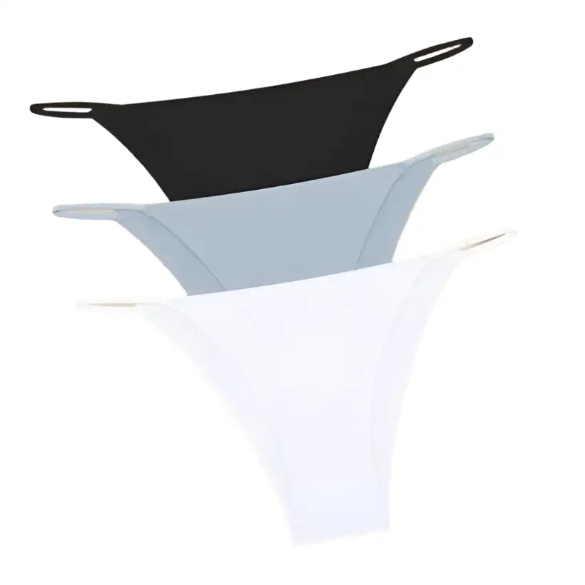 Women’s Seamless Ice Silk Panties – Ultra-Thin Low-Rise Briefs @chichicmart
