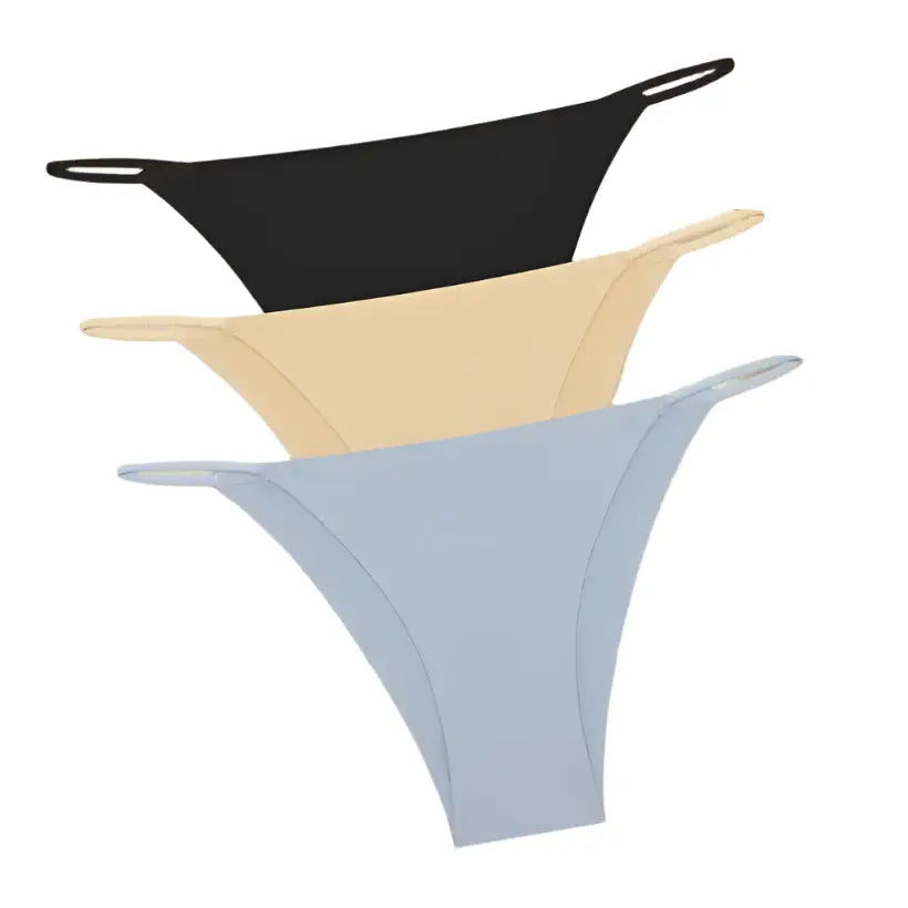 Women’s Seamless Ice Silk Panties – Ultra-Thin Low-Rise Briefs @chichicmart