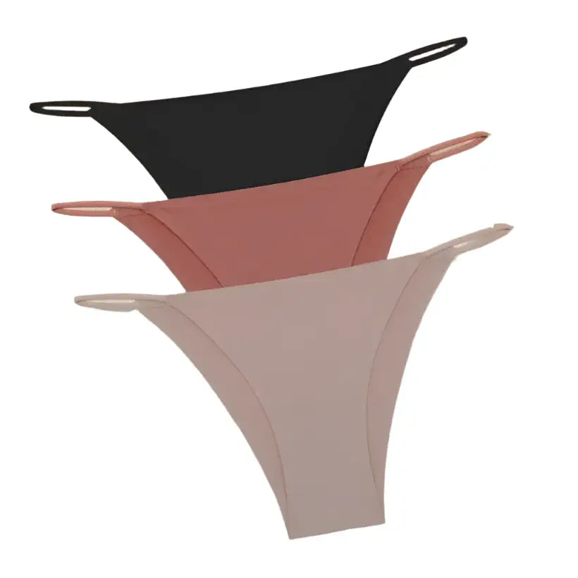 Women’s Seamless Ice Silk Panties – Ultra-Thin Low-Rise Briefs @chichicmart