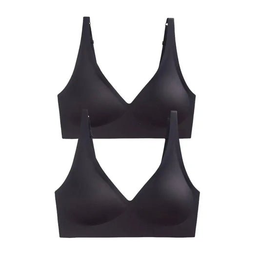 Women's Seamless Wireless Push-Up Bra and Panty Set @chichicmart