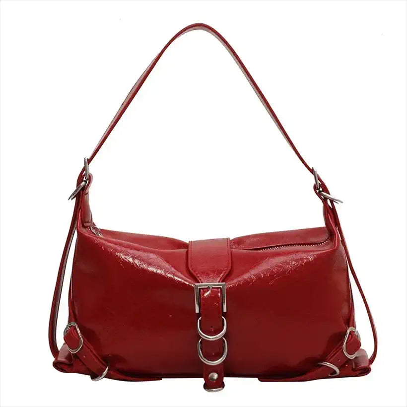 Women's Shoulder Bag, Solid Versatile Handbag @chichicmart