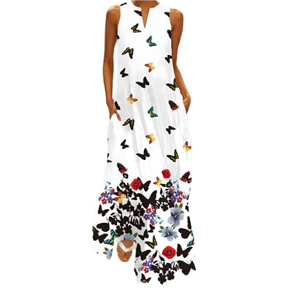 Women's Vintage Sleeveless Party Sundress @chichicmart