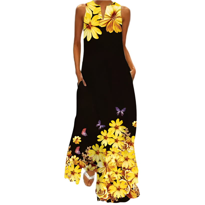Women's Vintage Sleeveless Party Sundress @chichicmart